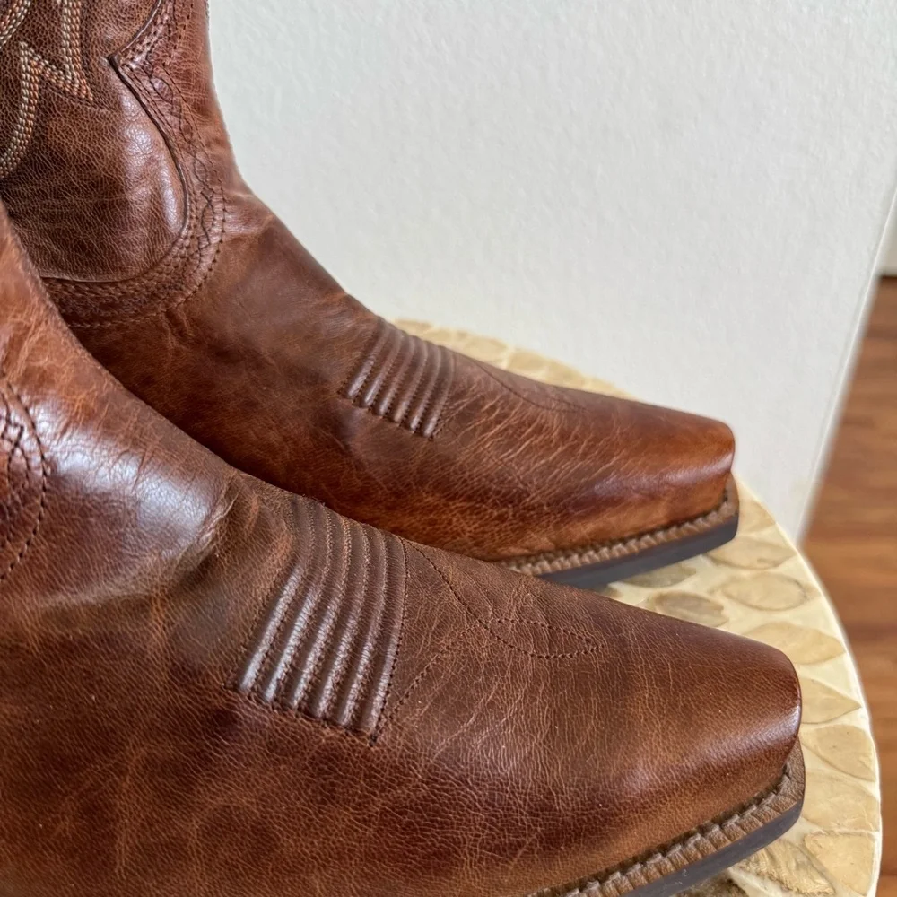 New Ariat Men’s Square Toe Western Cowboy Boots size 9D - Picture 5 of 14